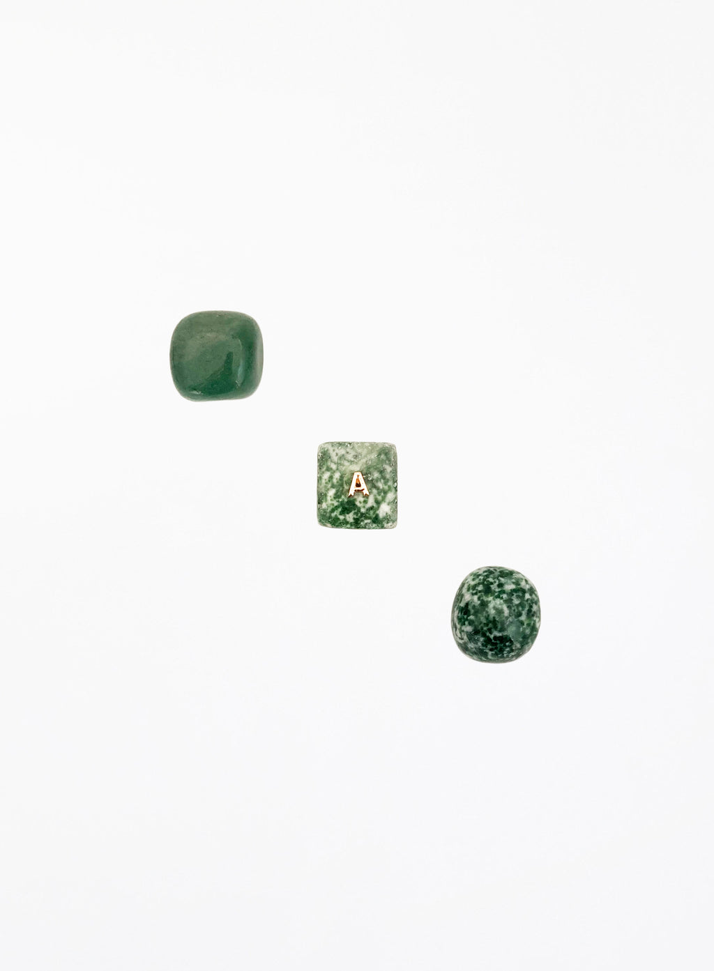 Aventurine Green Jasper Jadeite Stone Crystal Set