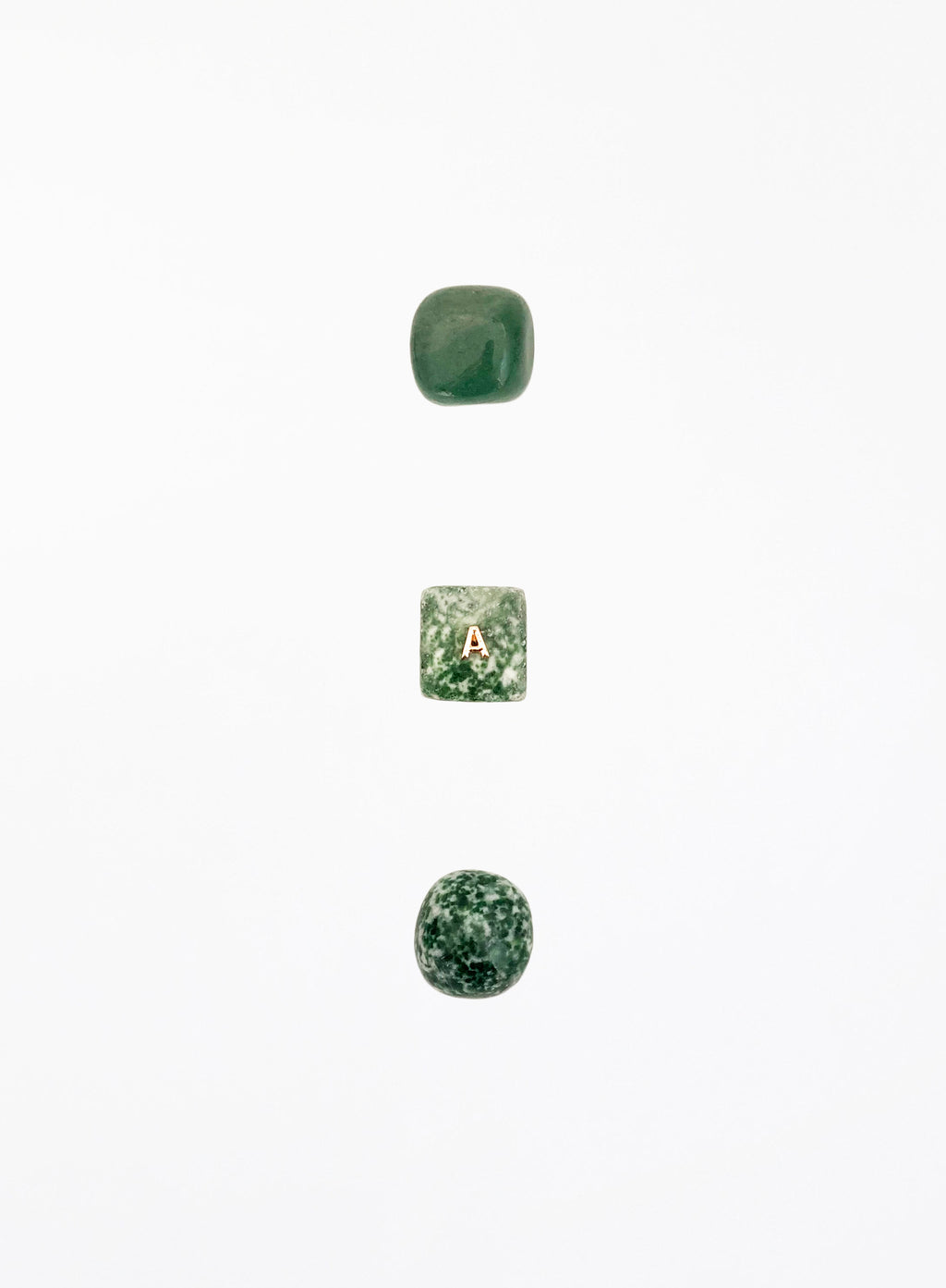 Aventurine Green Jasper Jadeite Stone Crystal Set