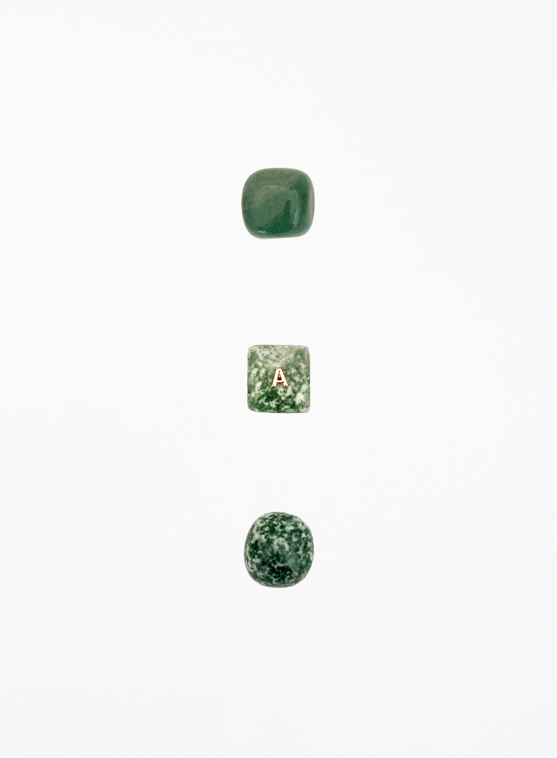 Aventurine Green Jasper Jadeite Stone Crystal Set