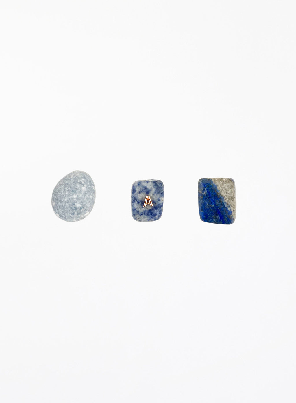 Sodalite Angelite Blue Jasper Crystal Set