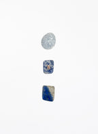 Sodalite Angelite Blue Jasper Crystal Set