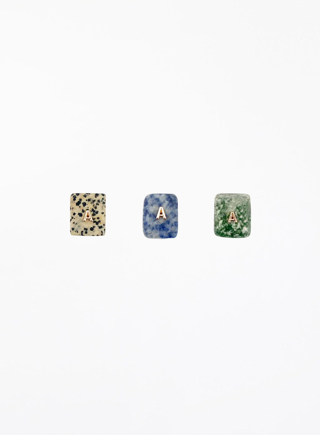 Dalmatian Jasper Green Jasper Blue Jasper Crystal Set