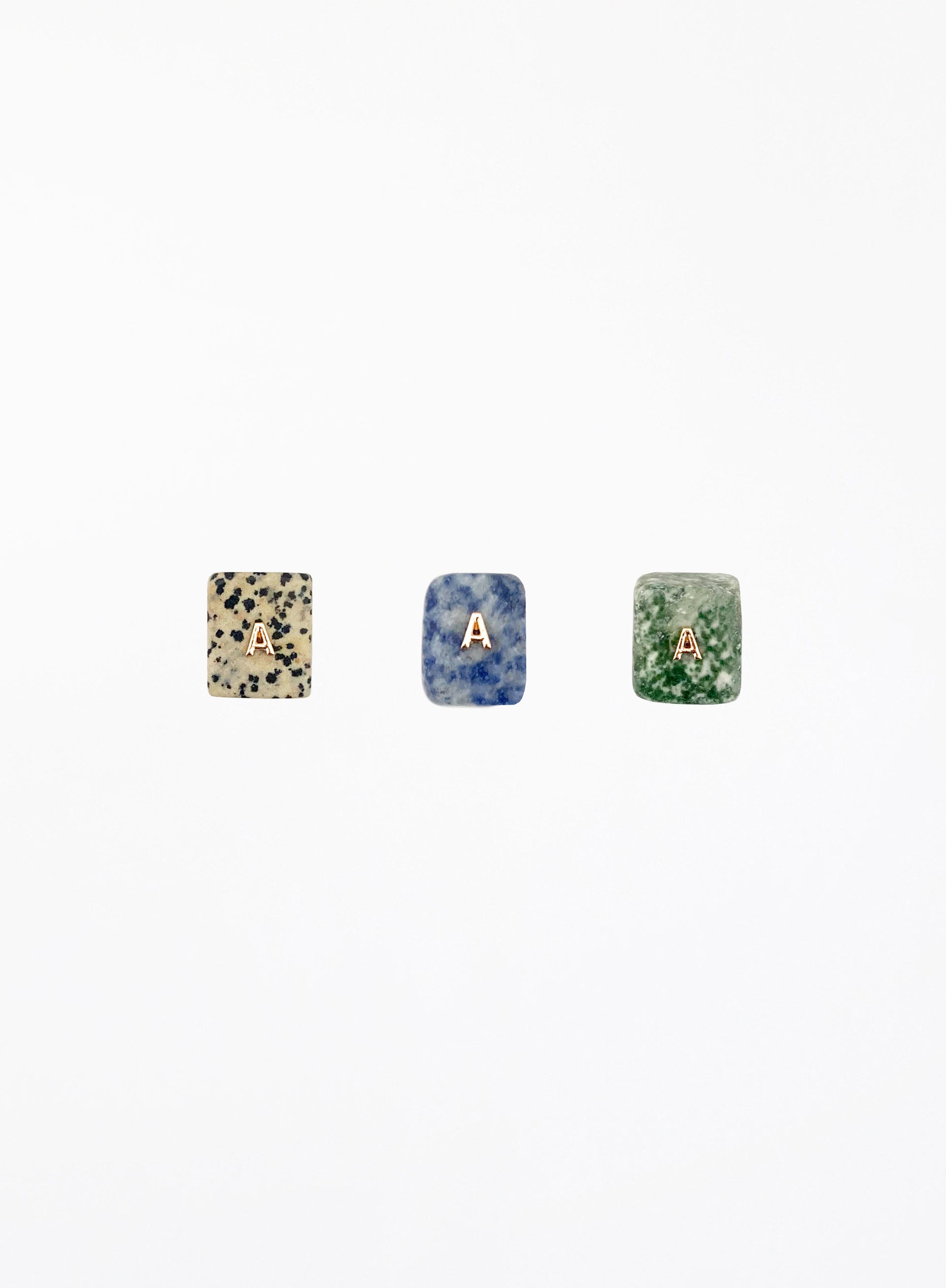 Dalmatian Jasper Green Jasper Blue Jasper Crystal Set
