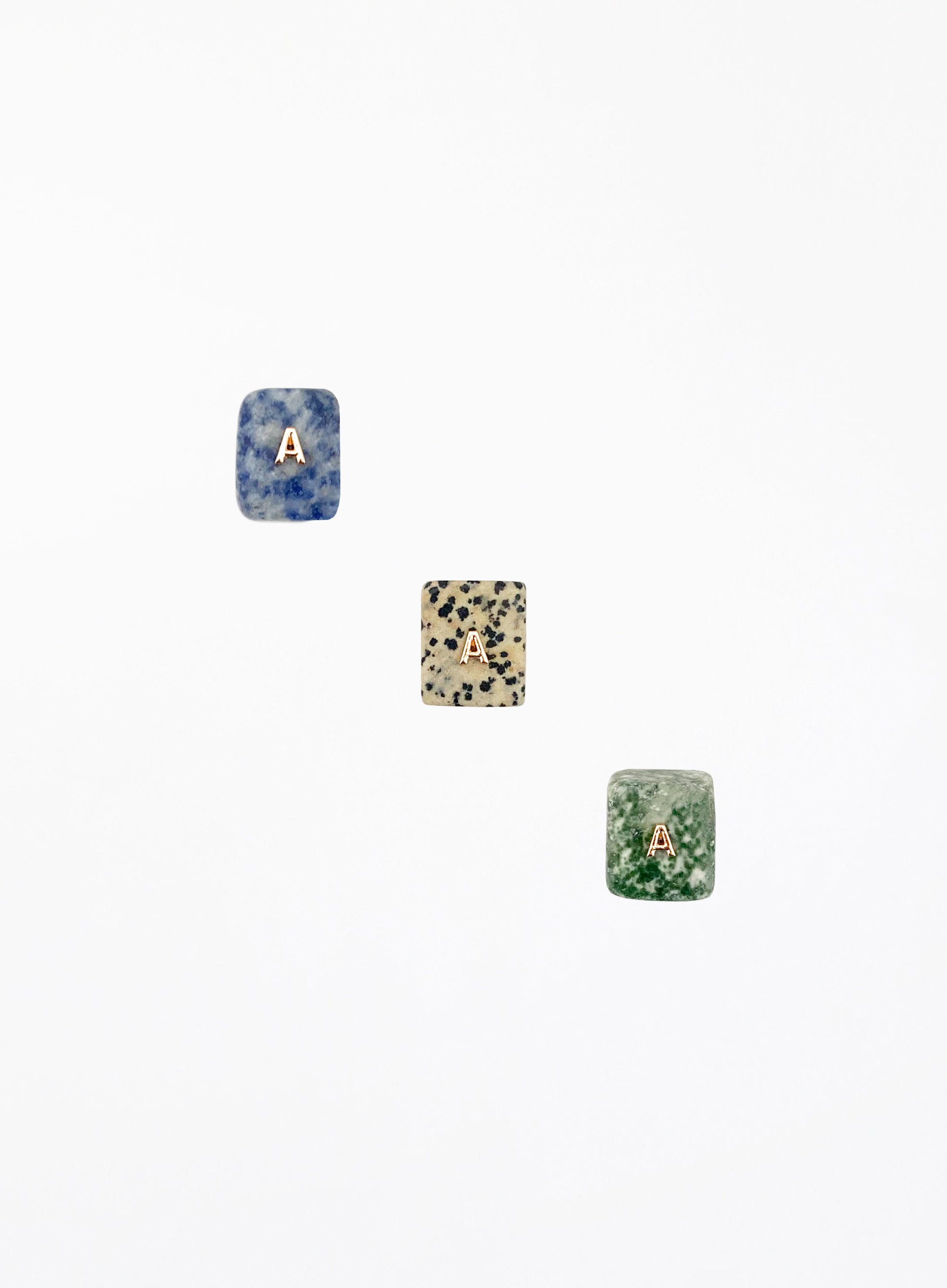 Dalmatian Jasper Green Jasper Blue Jasper Crystal Set