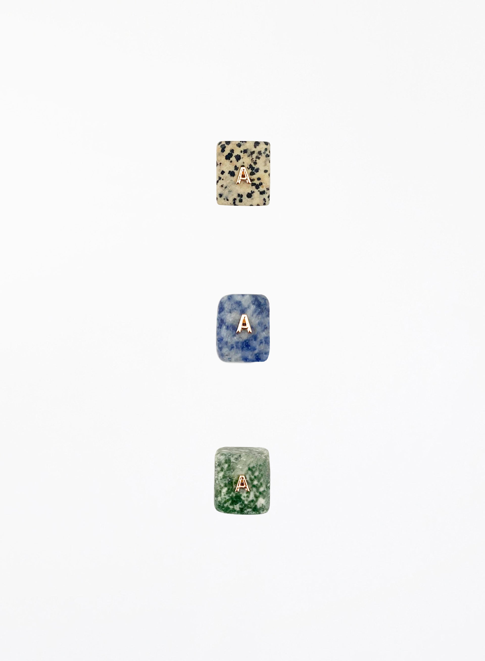 Dalmatian Jasper Green Jasper Blue Jasper Crystal Set