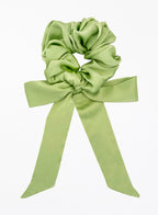 Green Silk Hair Tie