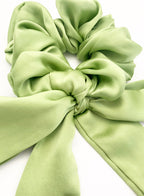 Green Silk Hair Tie