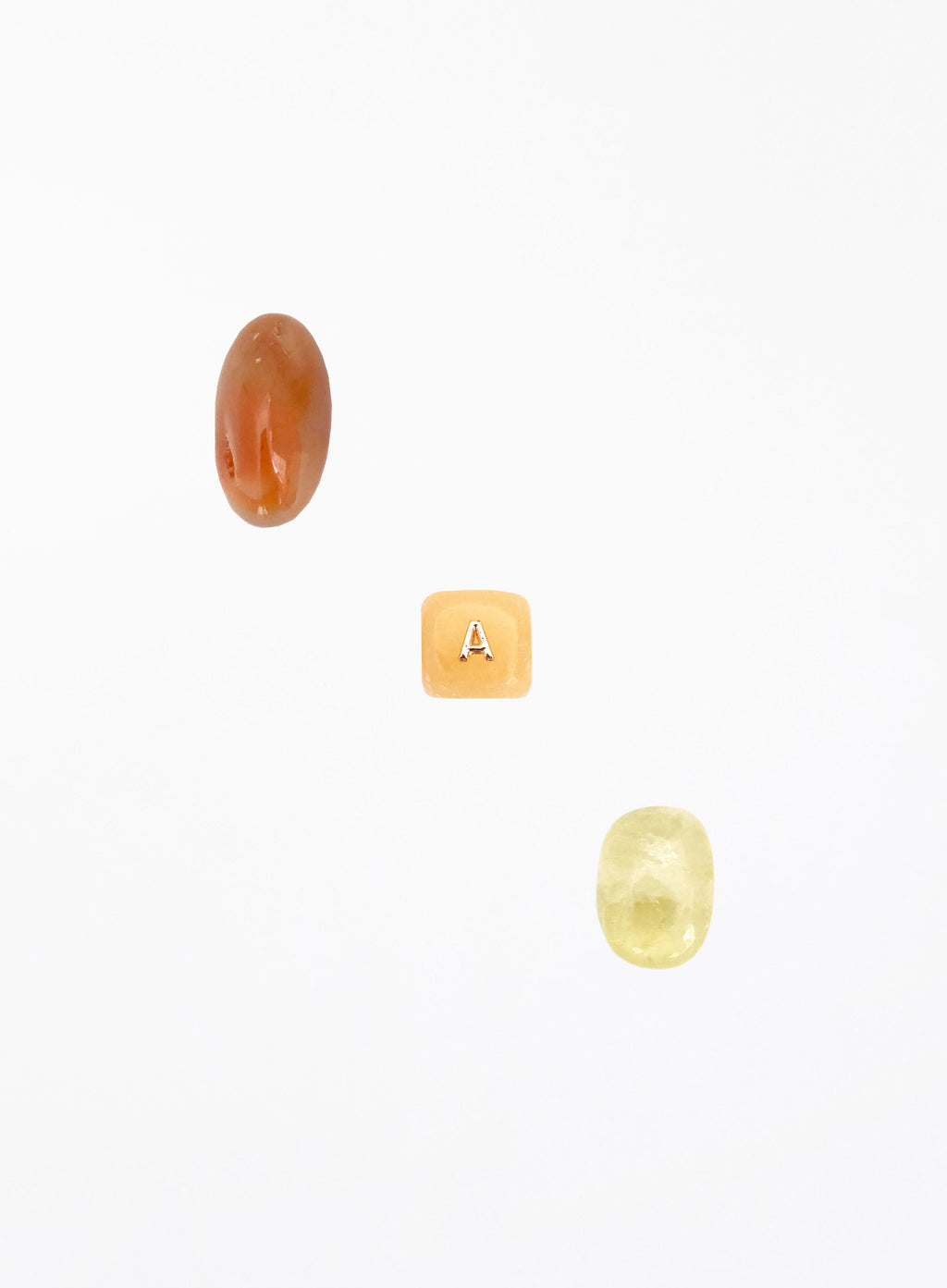 Citrine Carnelian Yellow Calcite Crystal Set