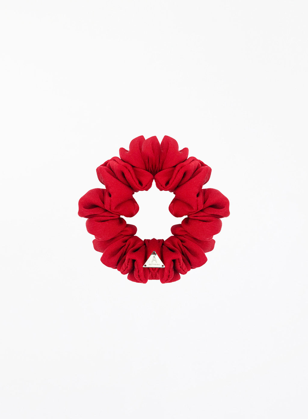 Red Silk Scrunchie Set