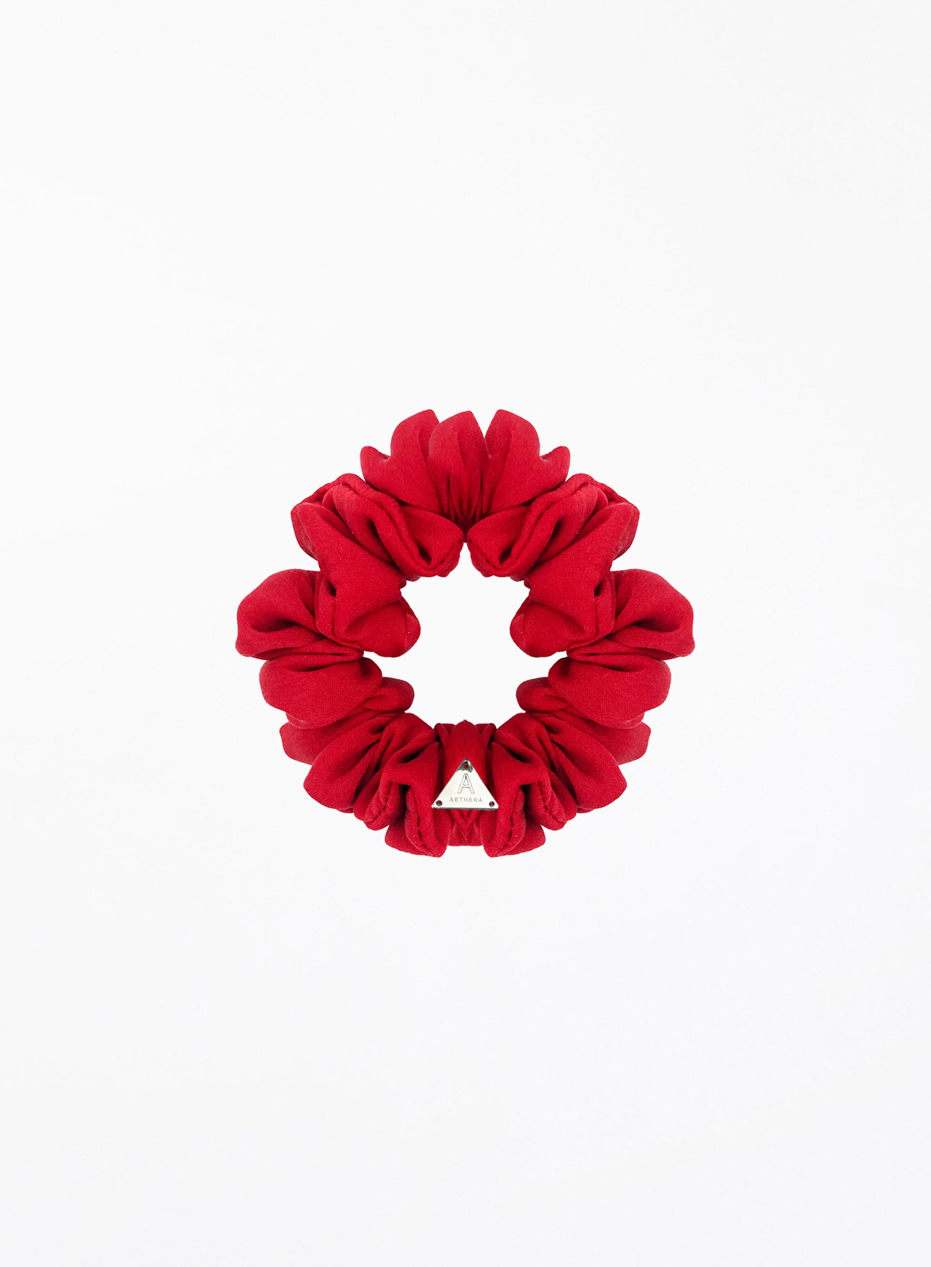Red Silk Scrunchie Set