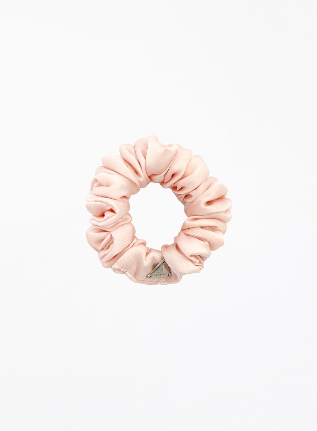 Pink Silk Scrunchie Set