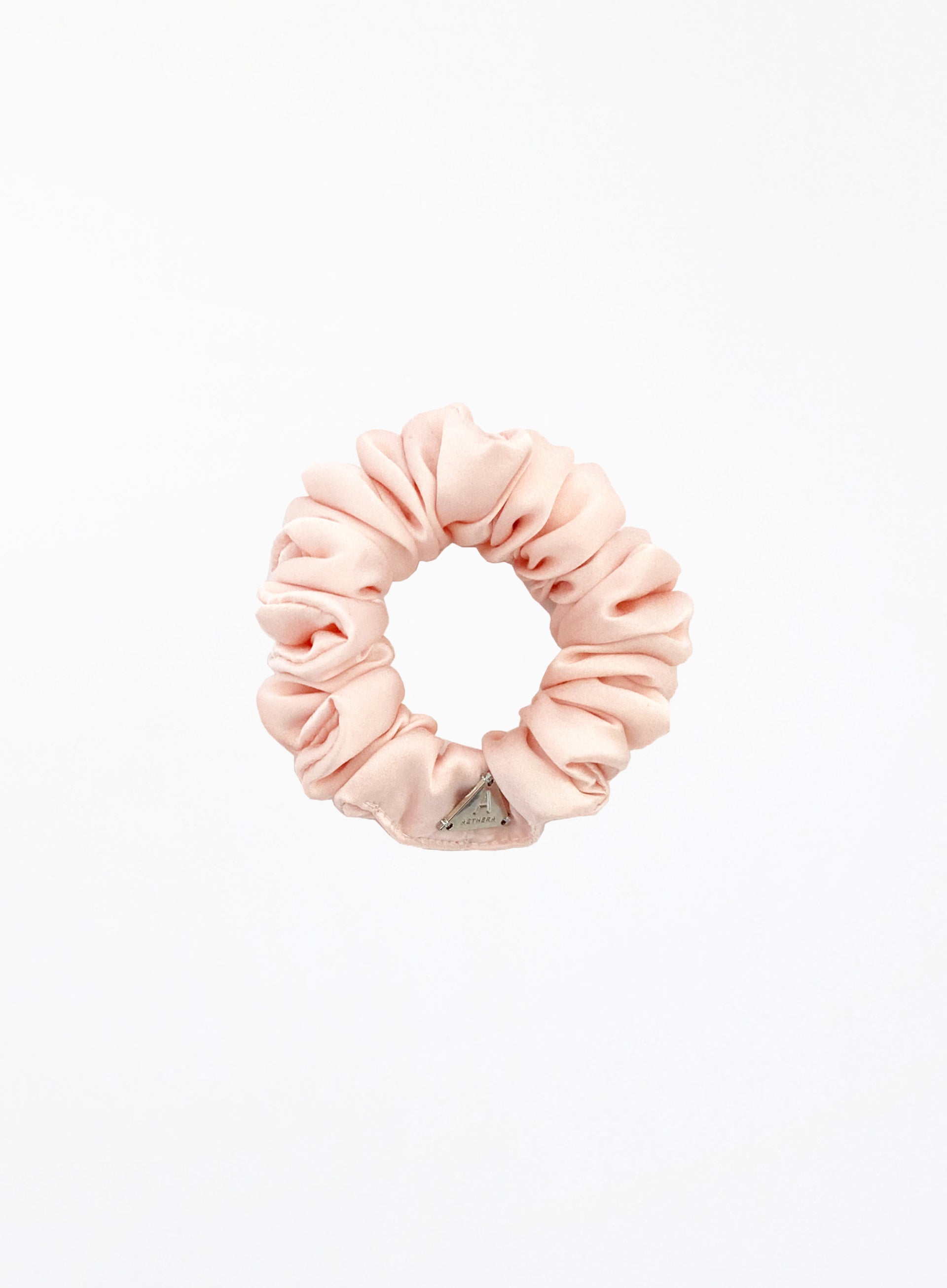 Pink Silk Scrunchie Set
