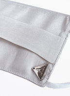 White Silk Facemask