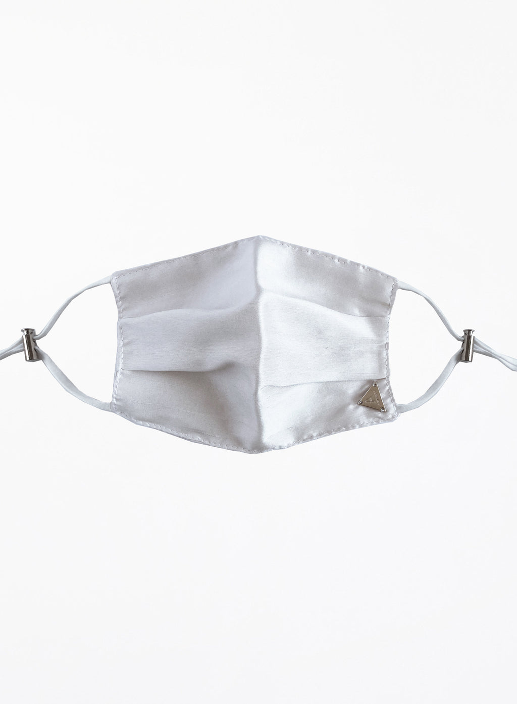 White Silk Facemask