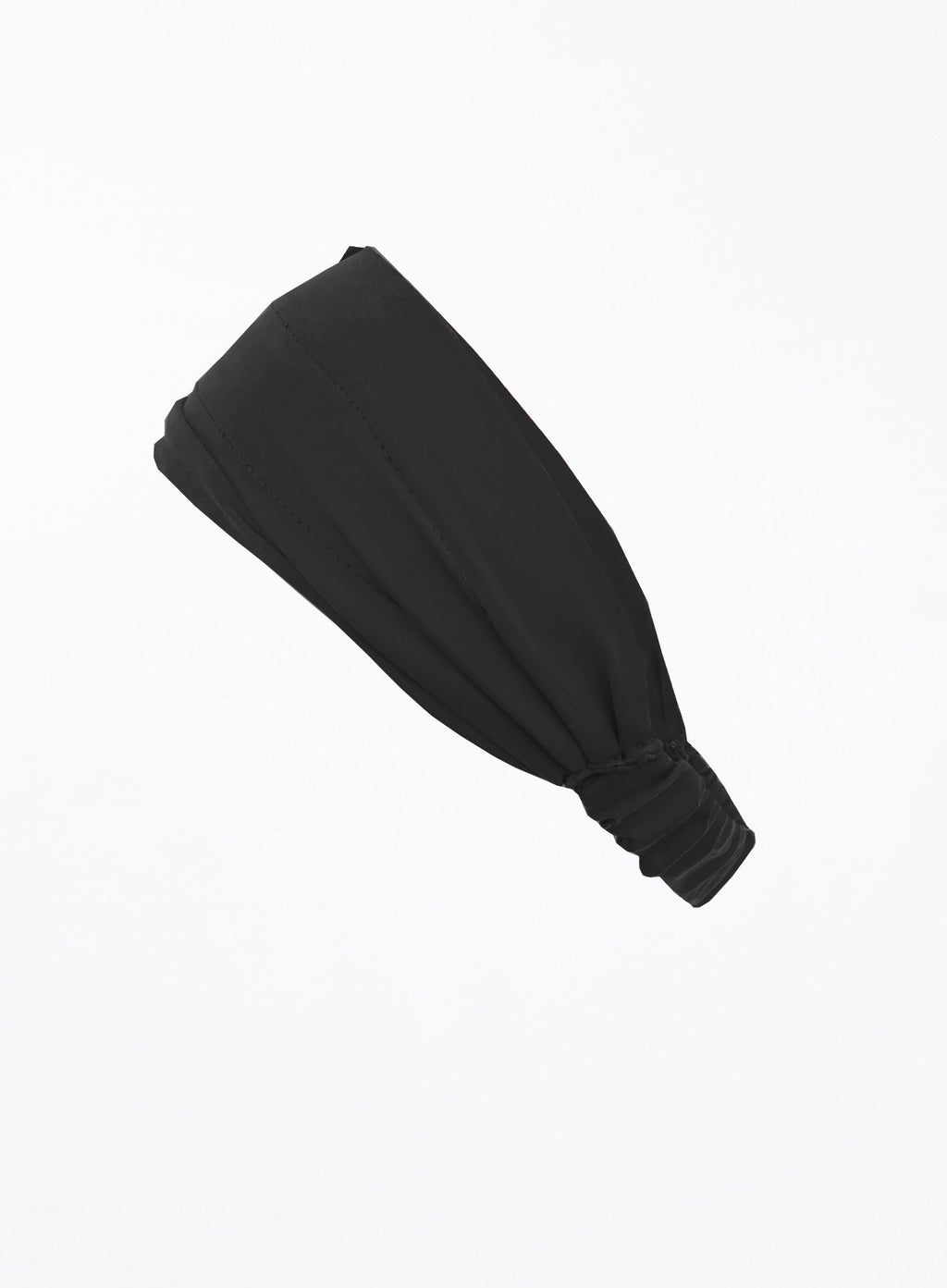 Black Silk Headwrap Headband