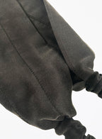 Black Silk Headwrap Headband