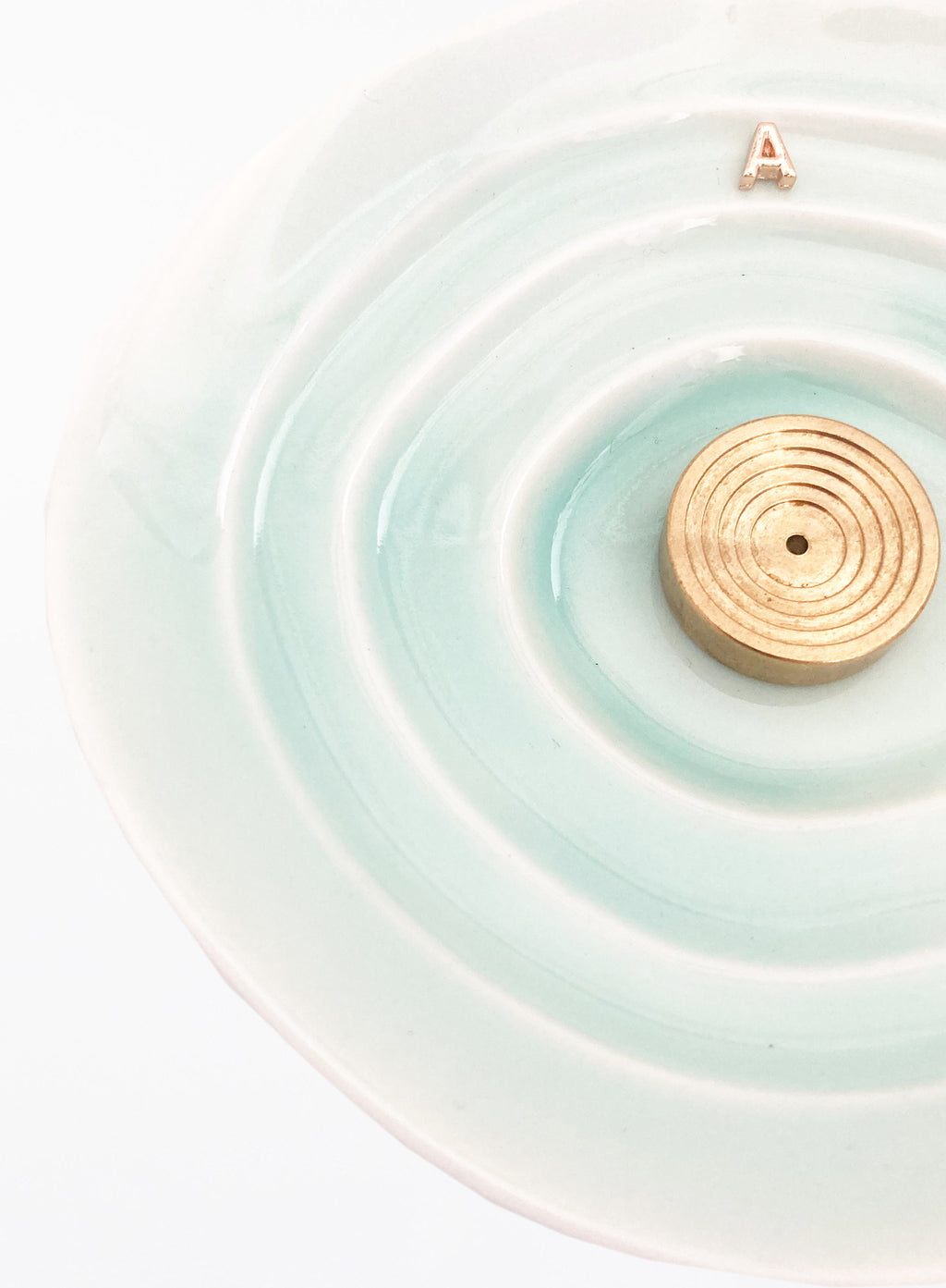 Blue Ceramic Incense Holder 