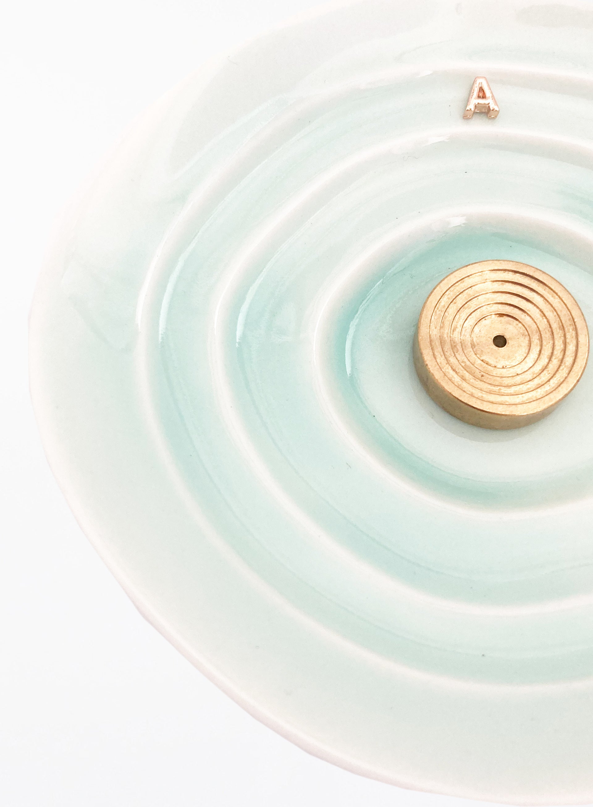 Blue Ceramic Incense Holder 