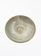 Grey Ceramic Incense Holder 