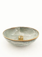 Grey Ceramic Incense Holder 