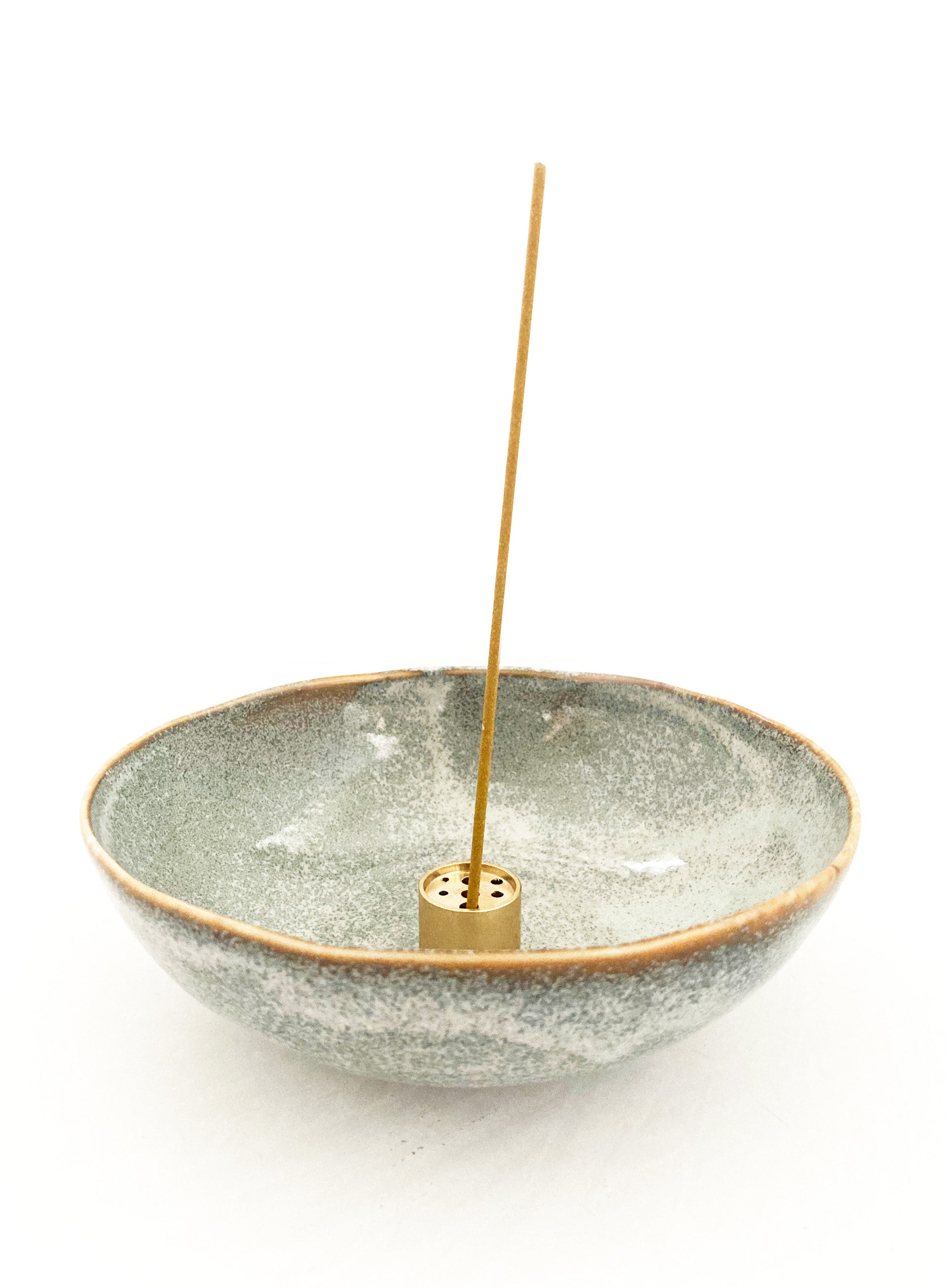 Grey Ceramic Incense Holder 