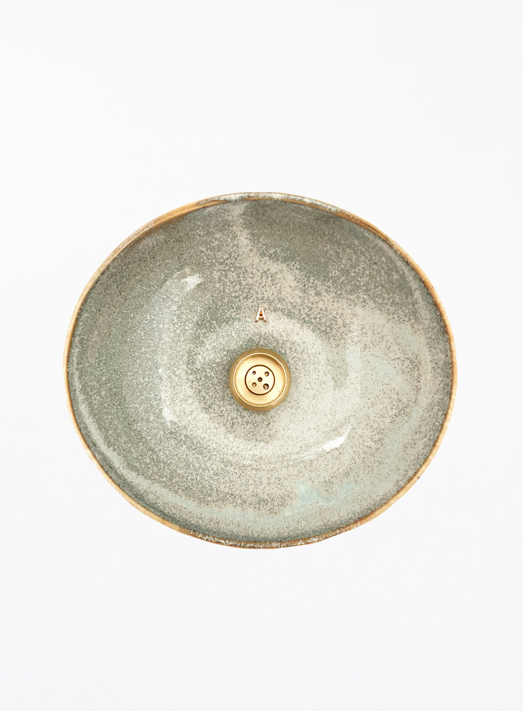 Grey Ceramic Incense Holder 