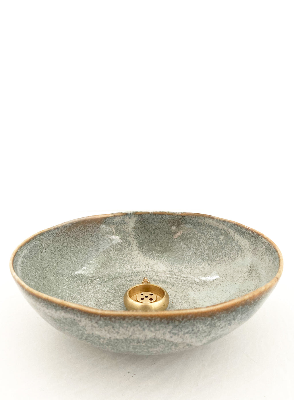 Grey Ceramic Incense Holder 