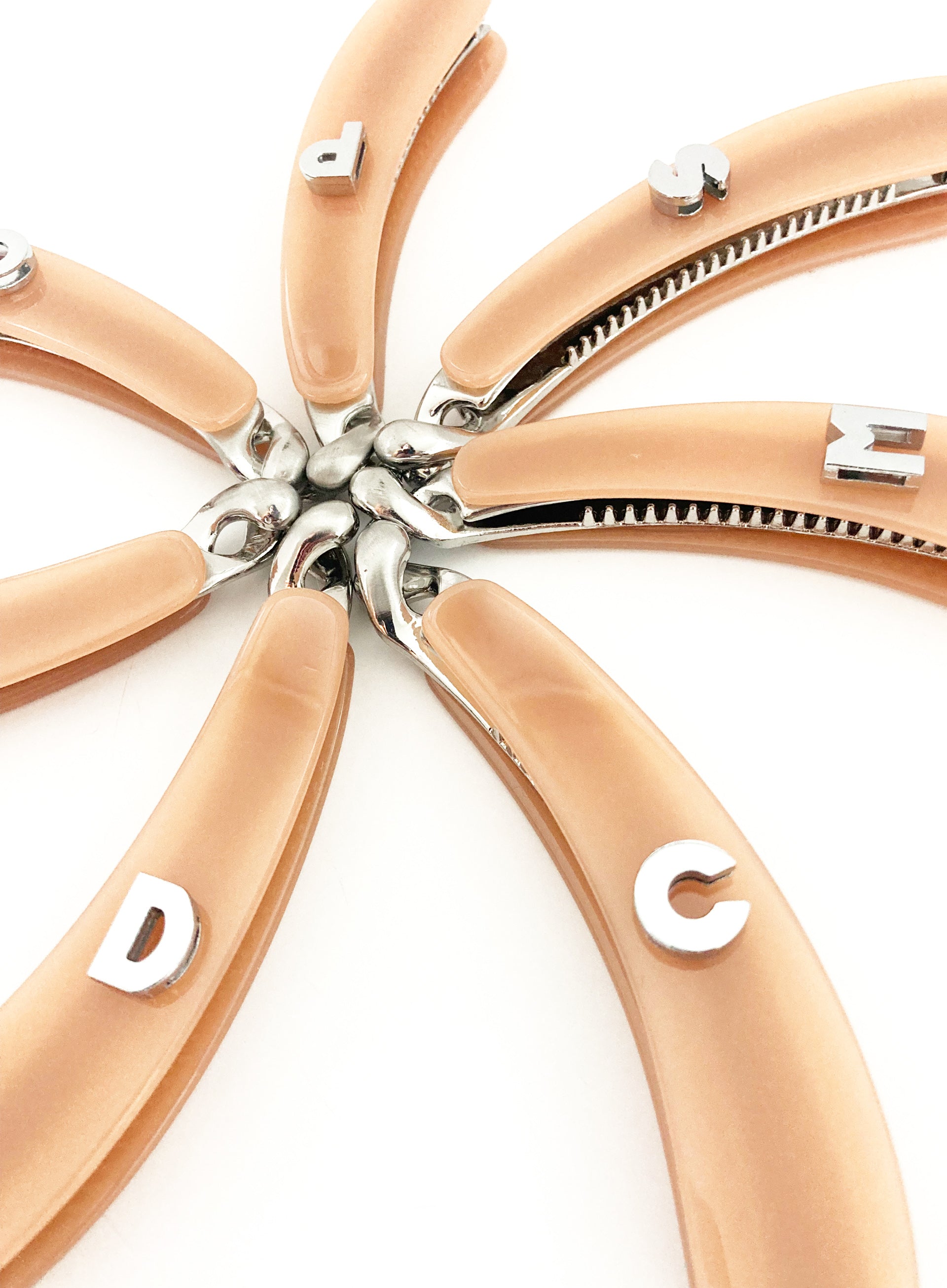 Initial Acetate Banana Clip