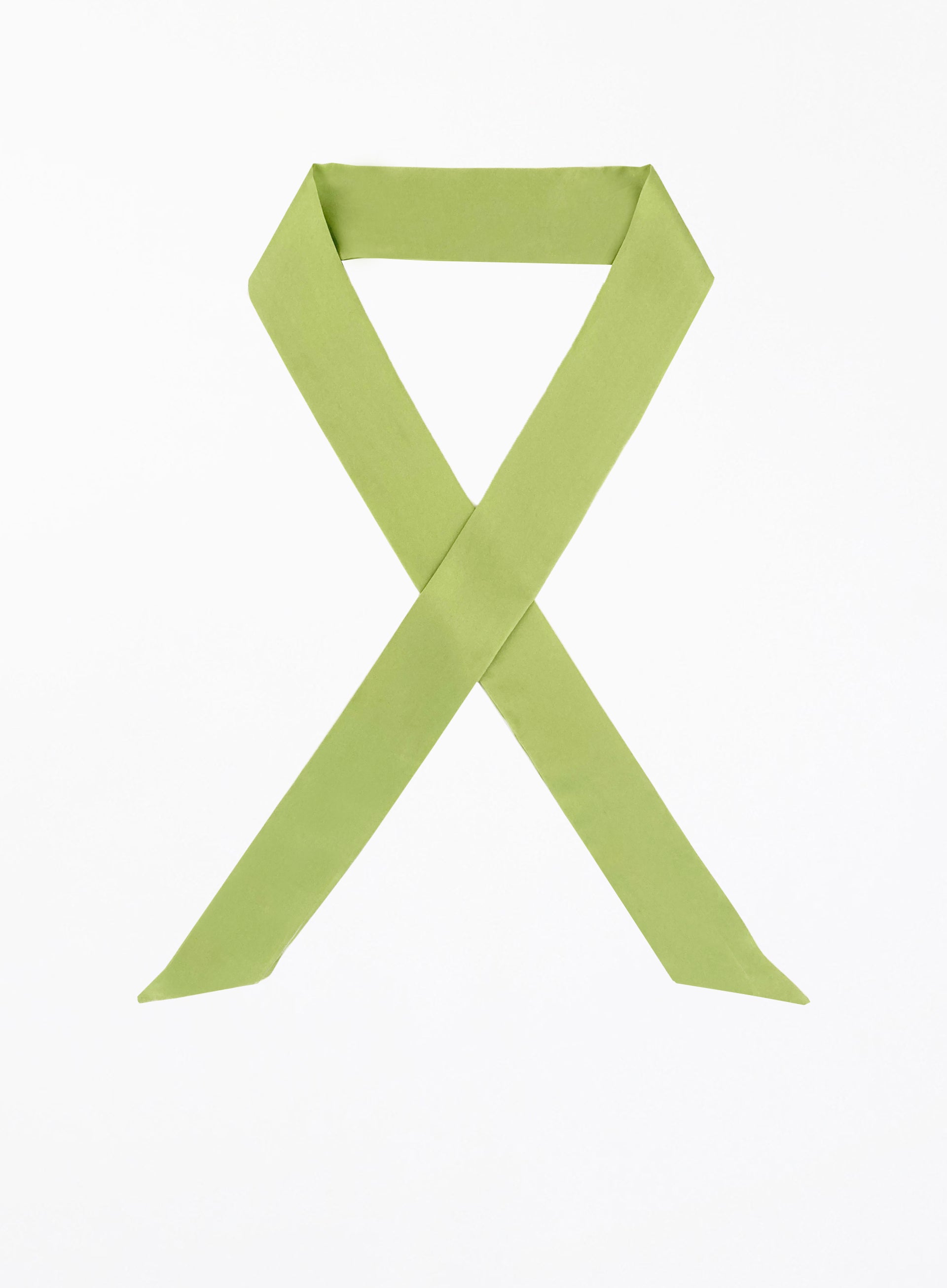 Green Silk Hair Tie