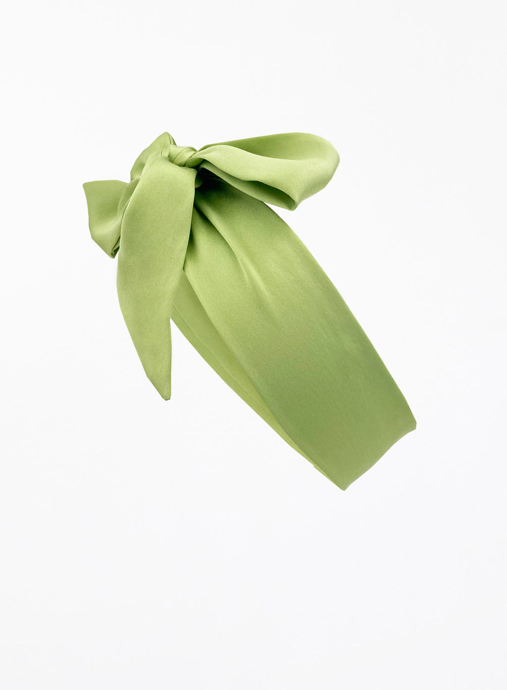 Green Silk Hair Tie
