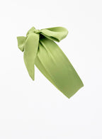 Green Silk Hair Tie