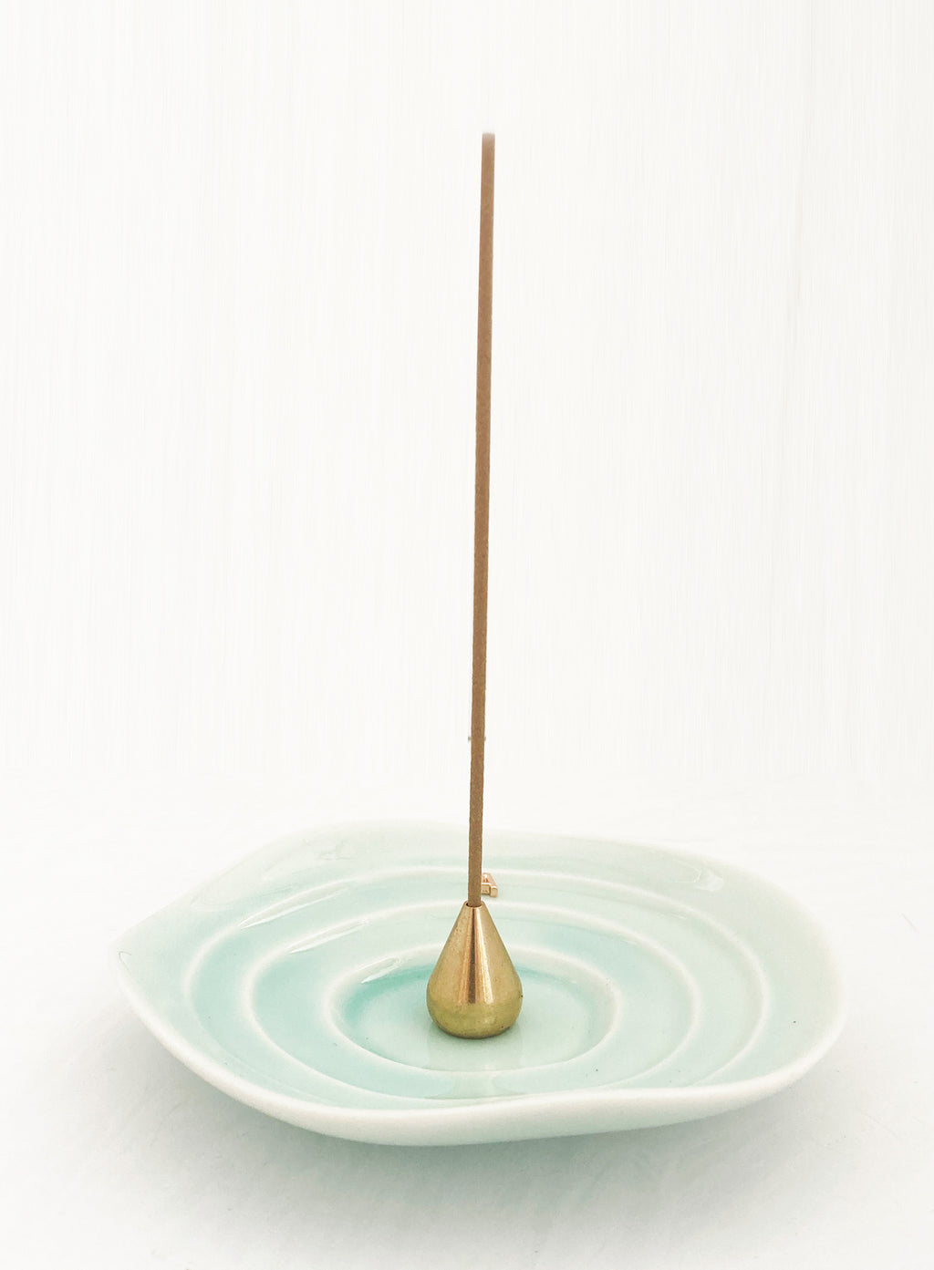 Blue Ceramic Incense Holder 