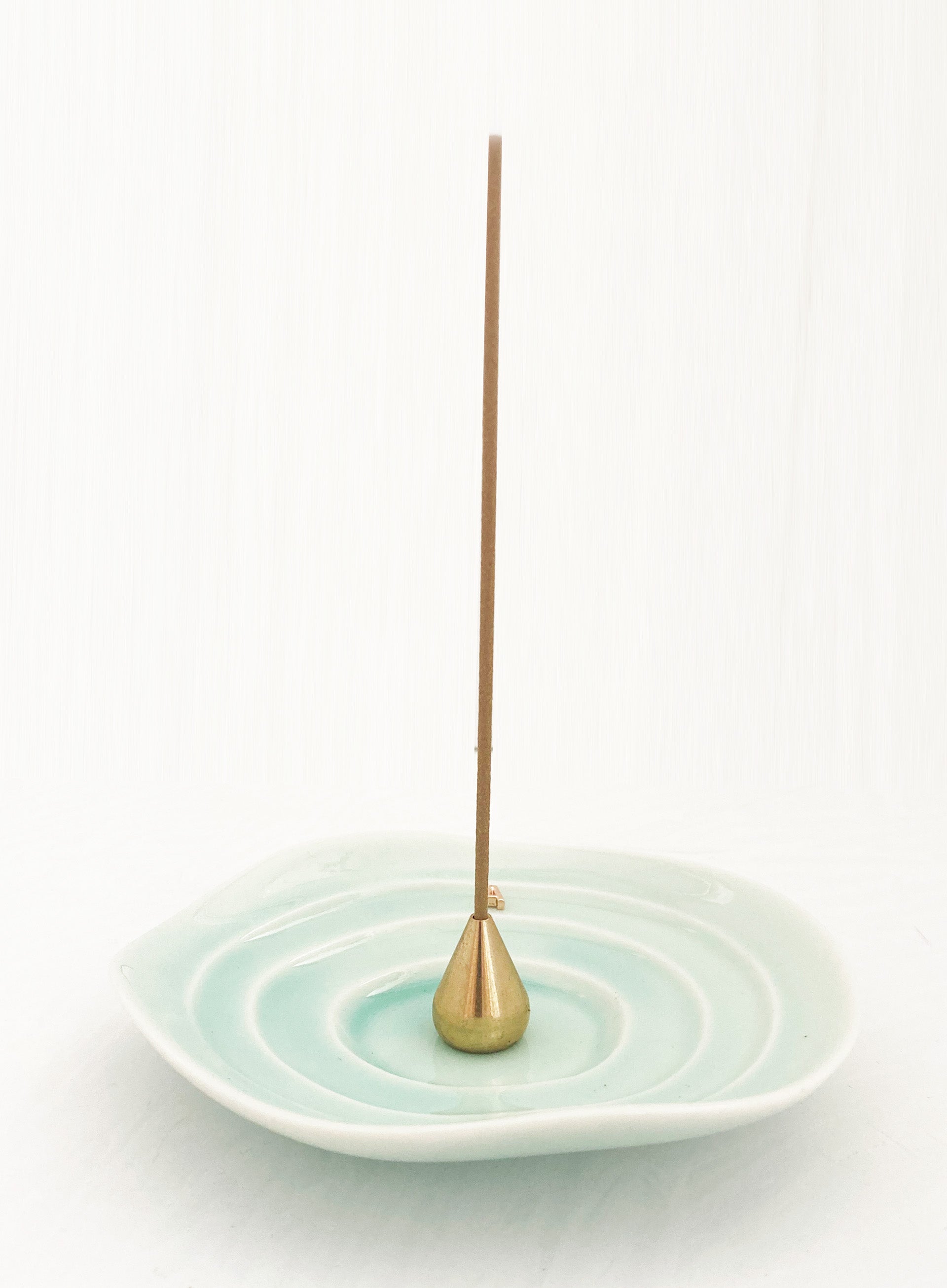 Blue Ceramic Incense Holder 