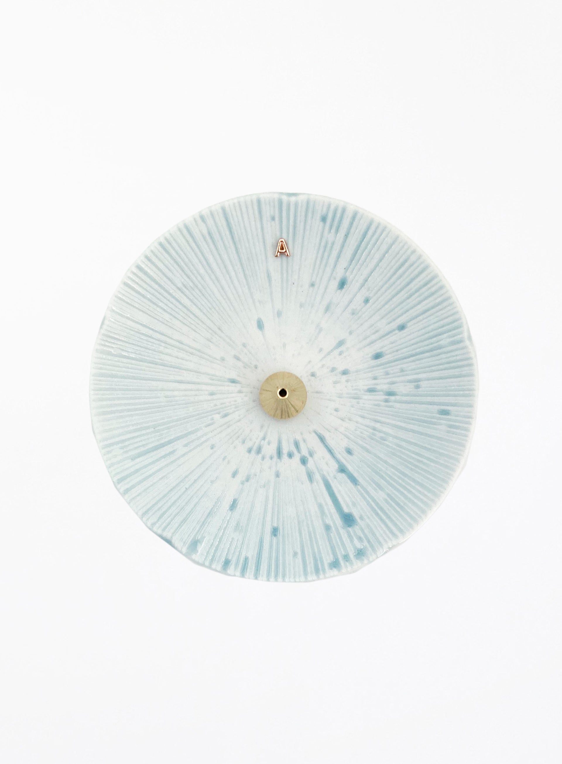 Blue Ceramic Incense Holder 