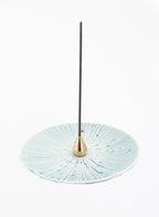 Blue Ceramic Incense Holder 