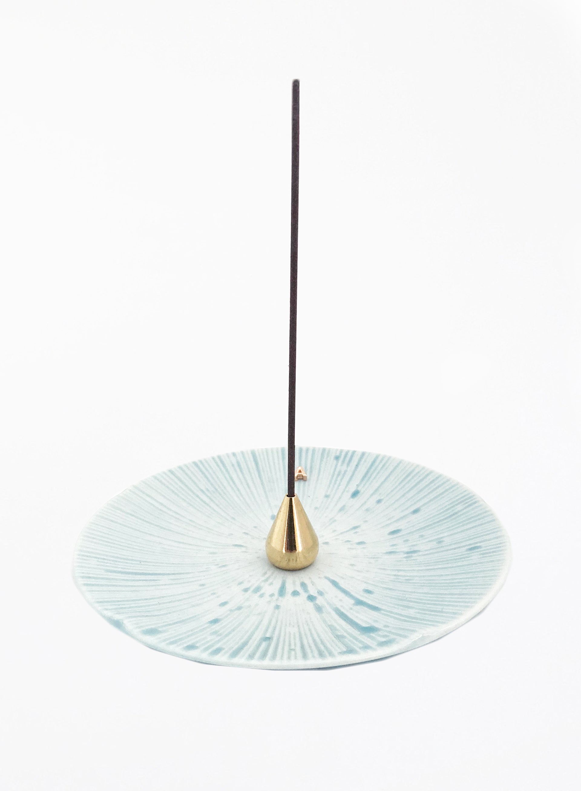 Blue Ceramic Incense Holder 