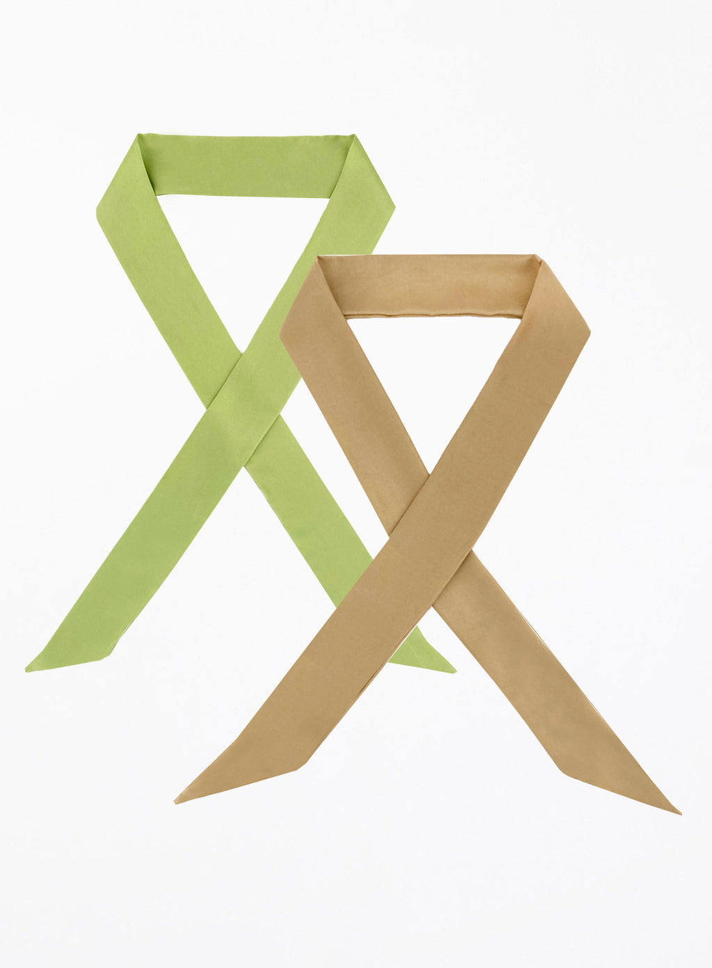 Green Silk Hair Tie