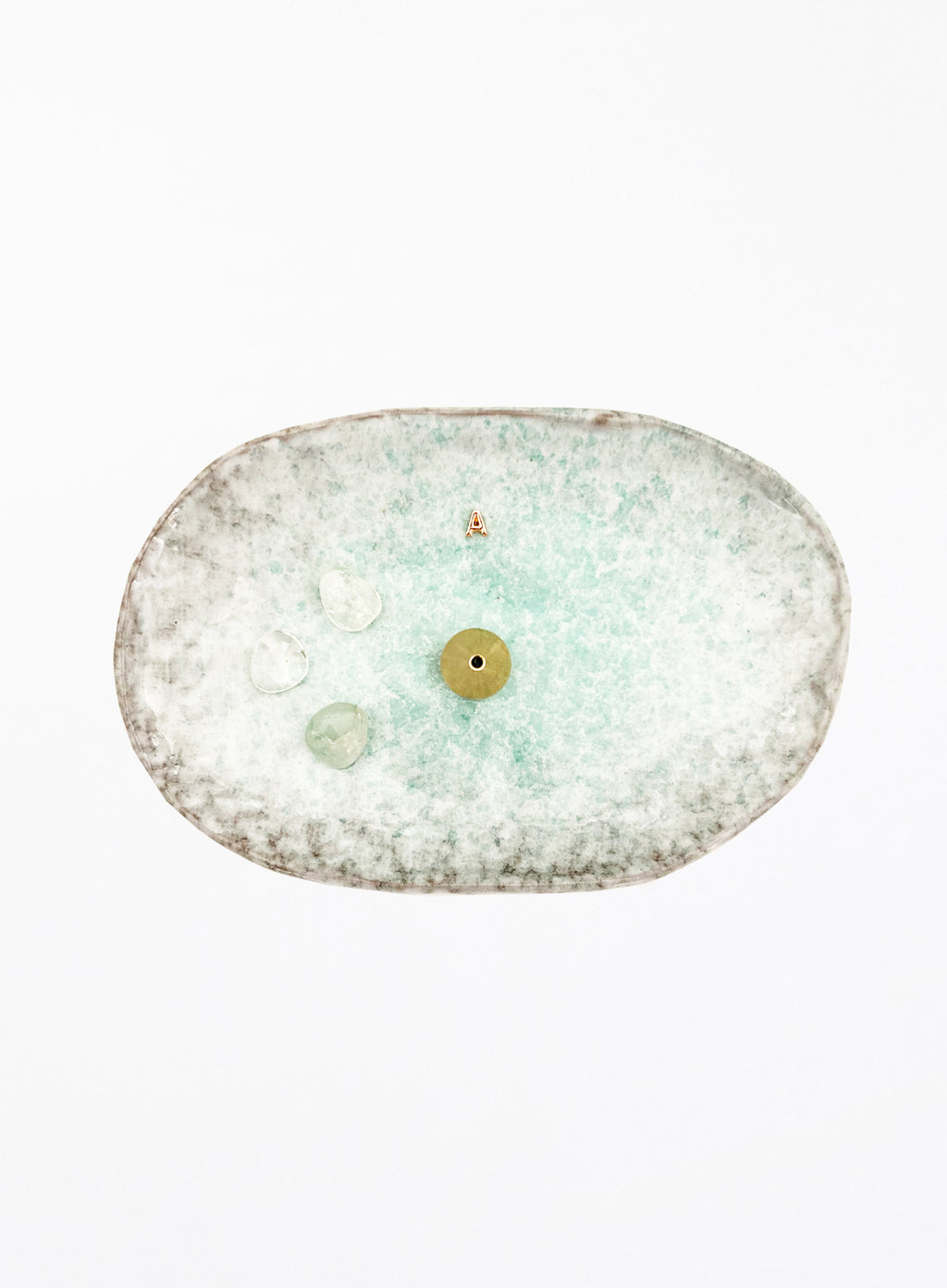 Blue Ceramic Incense Holder 