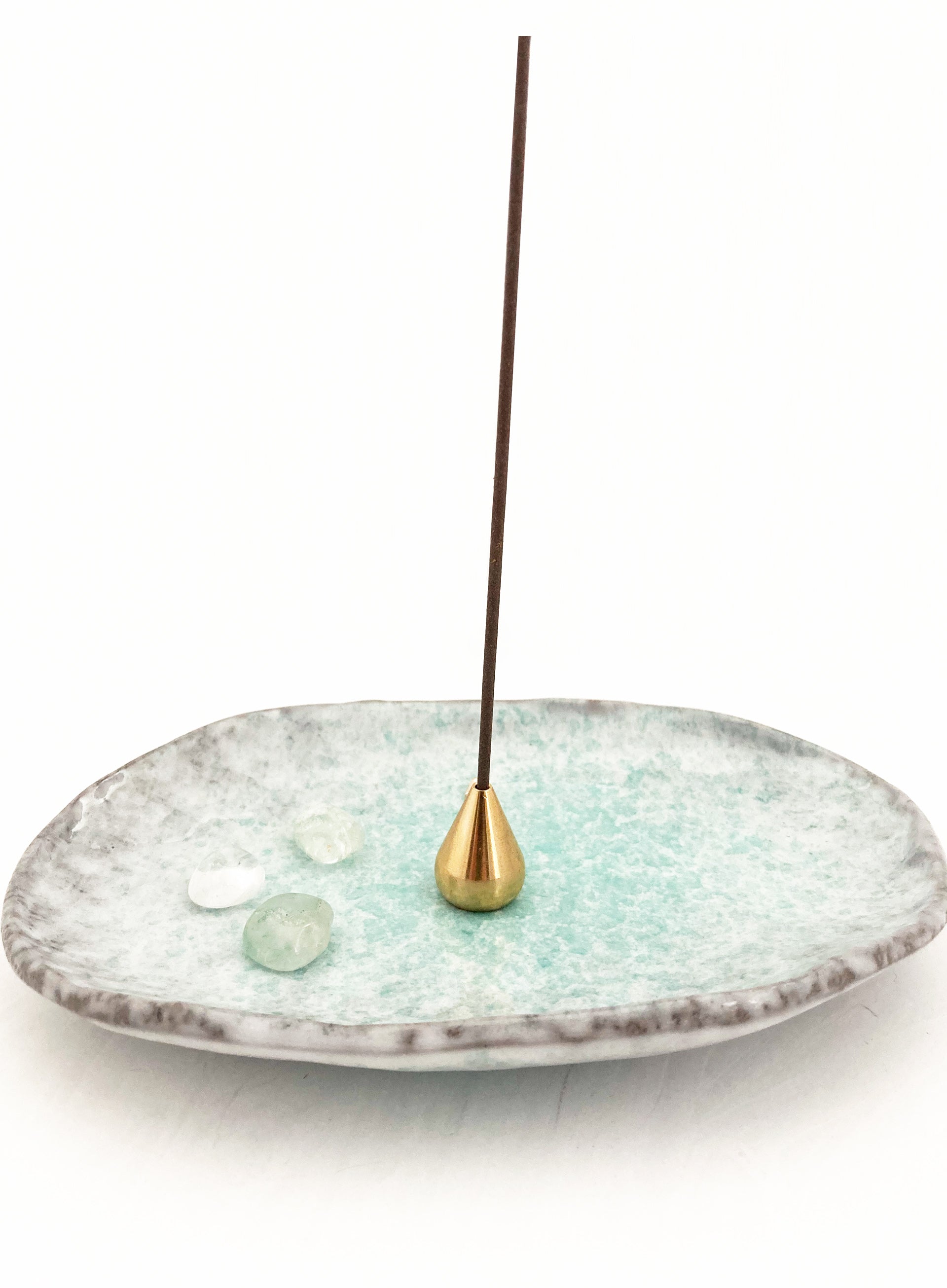 Blue Ceramic Incense Holder 