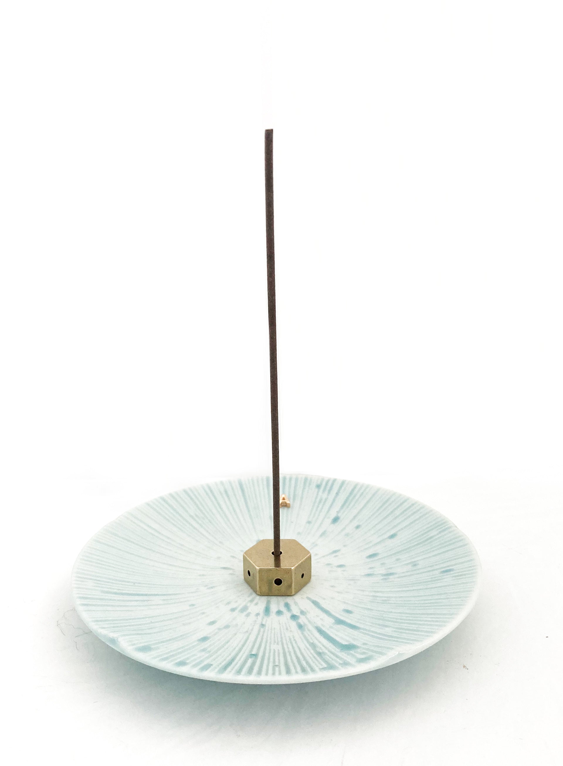 Blue Ceramic Incense Holder 