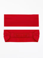Red Silk Headwrap Headband