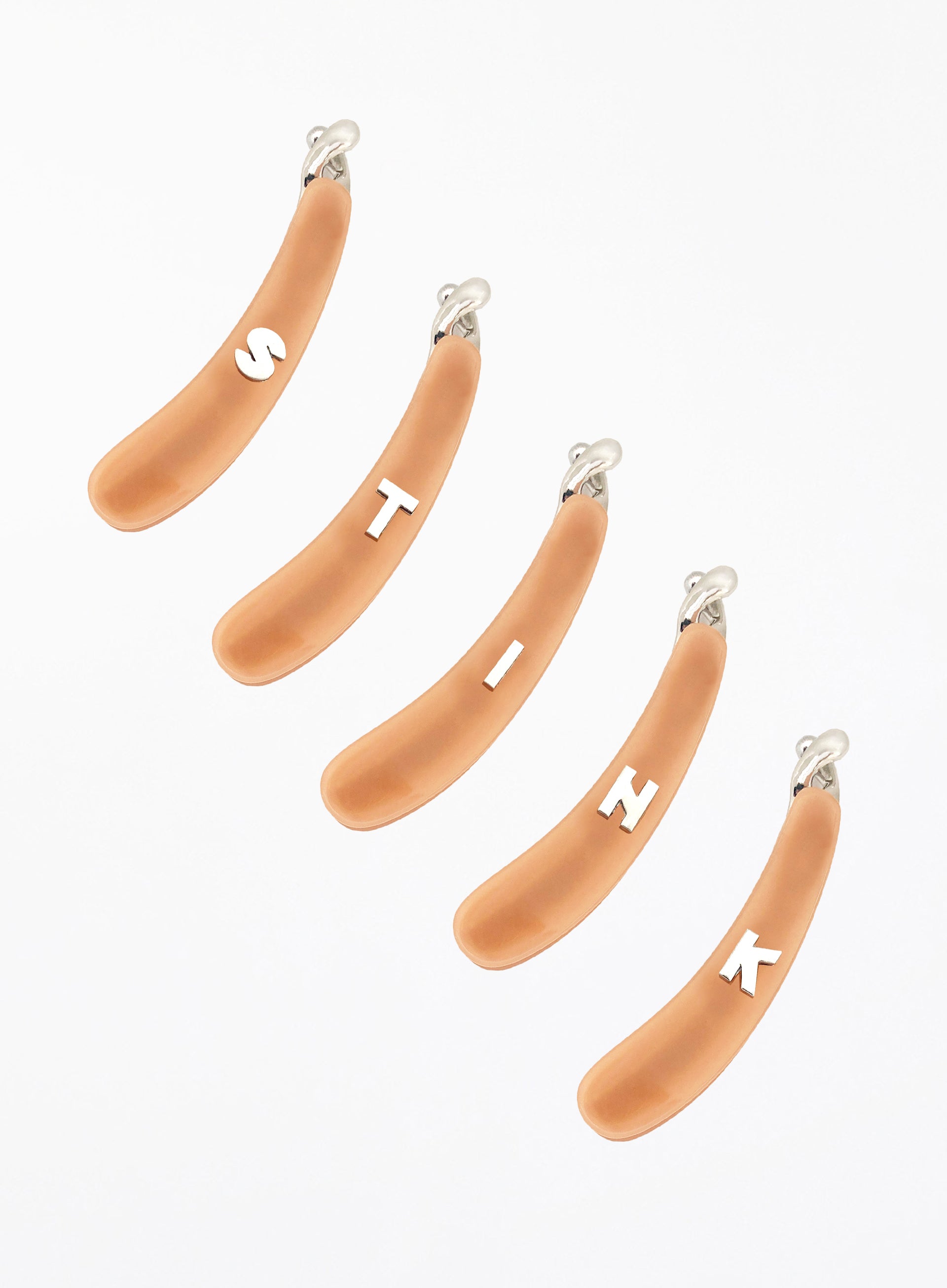 Initial Acetate Banana Clip