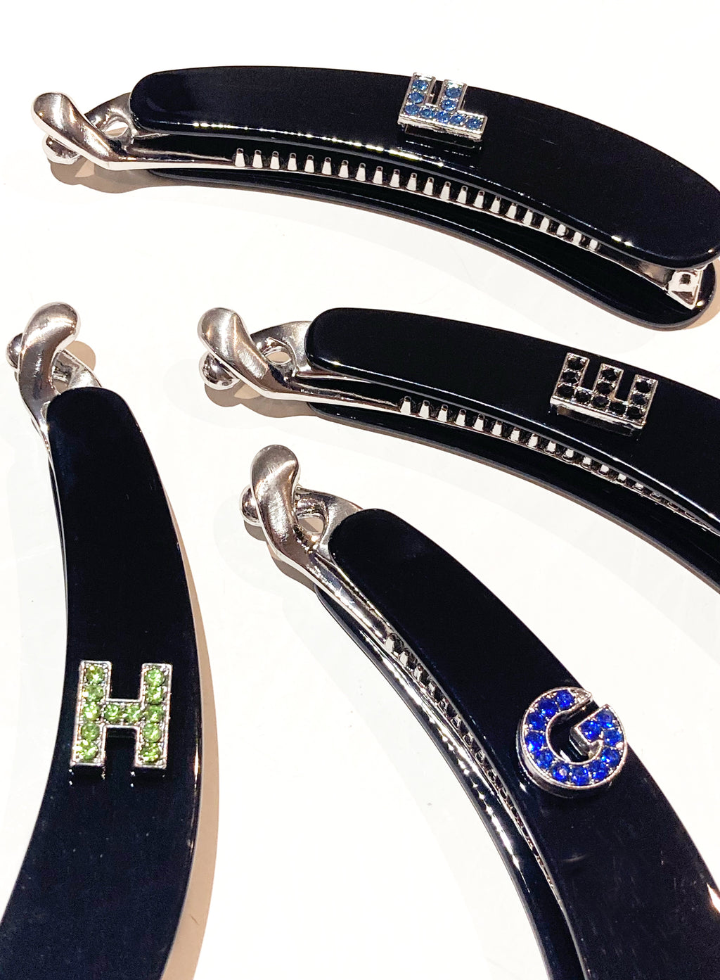 Initial E Banana Hair Clip