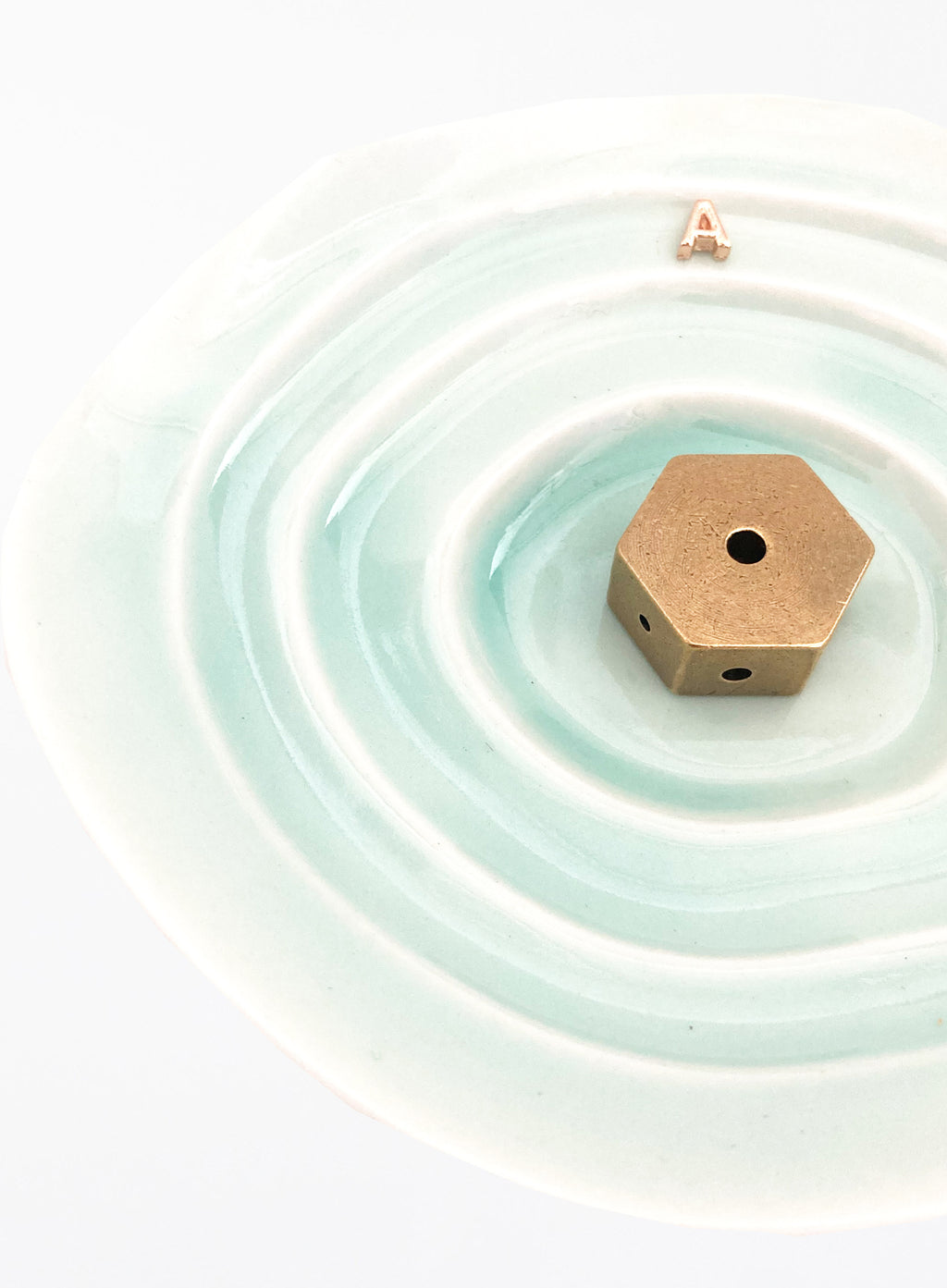 Blue Ceramic Incense Holder 