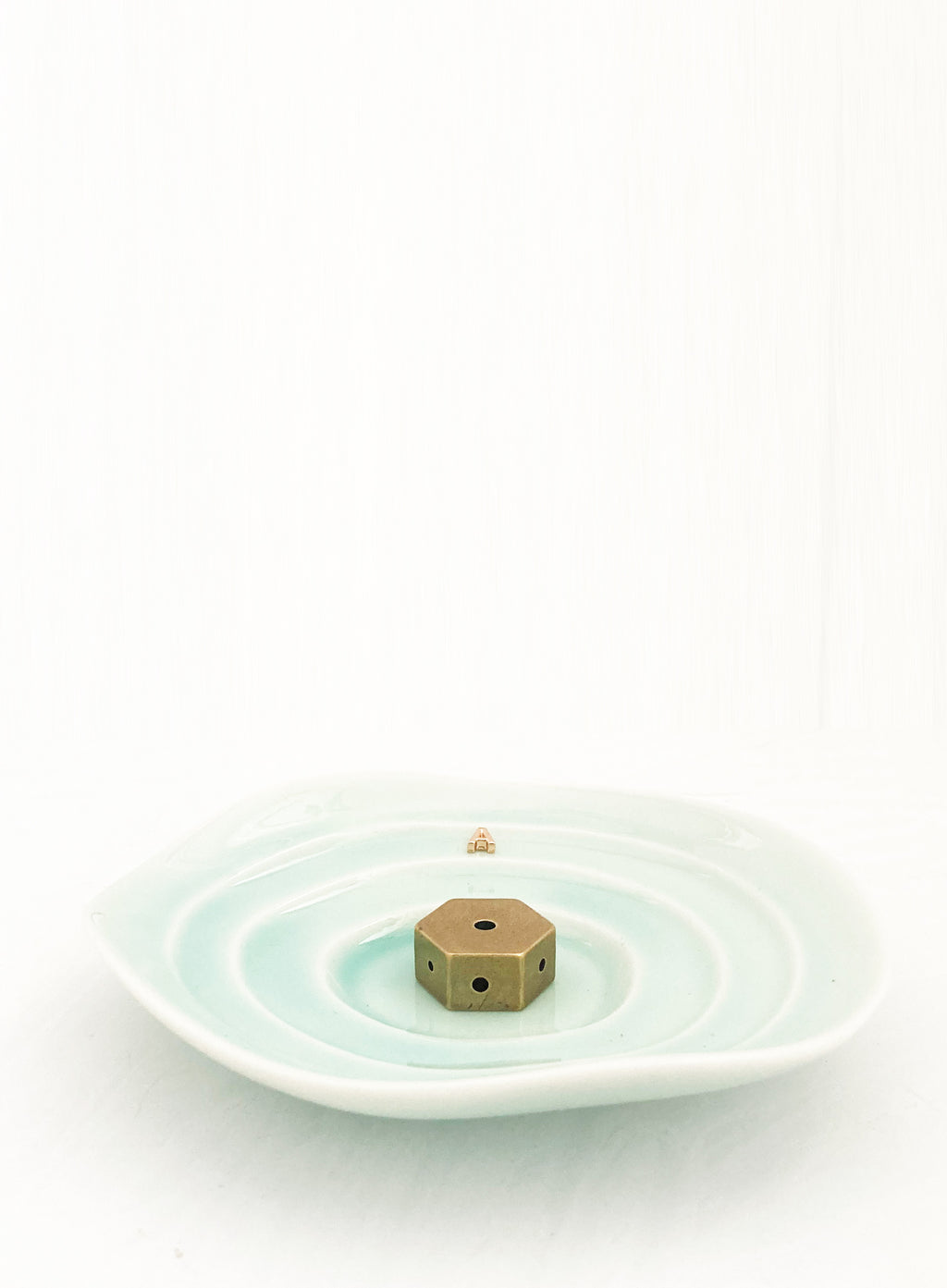 Blue Ceramic Incense Holder 