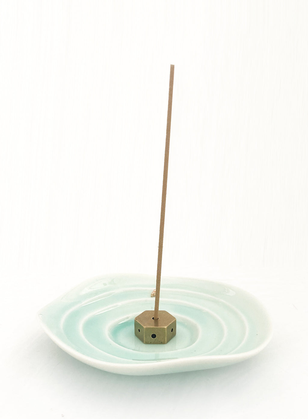 Blue Ceramic Incense Holder 