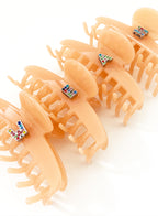 Initial Acetate Hairclaw Peach