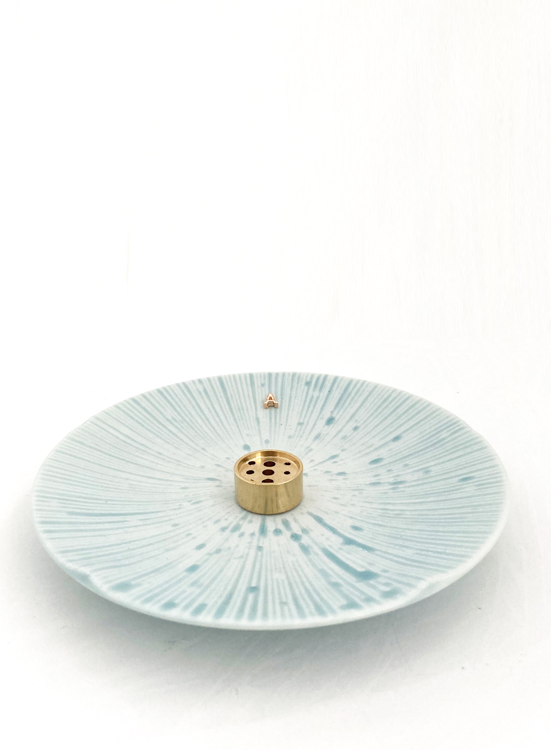 Blue Ceramic Incense Holder 