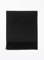 Helena Cashmere Shawl - Black with Custom Monogram