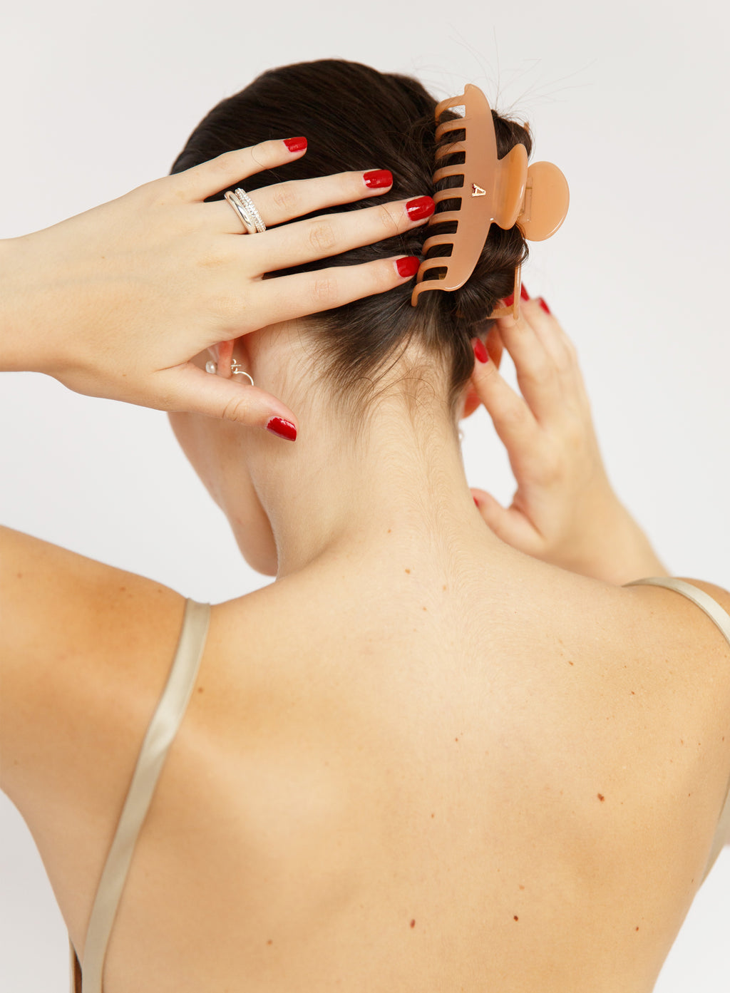 Peach Acetate Hairclaw